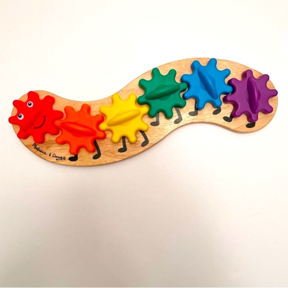 Melissa & Doug Wooden Gears Caterpillar 18m+